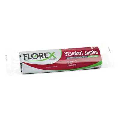 FLOREX ÇÖP TORBASI STANDART JUMBO SİYAH 10 LU ÇT511S