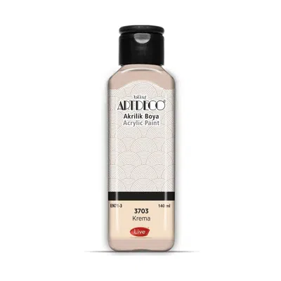 ARTDECO AKRİLİK BOYA 140 ML KREMA 070R-3703