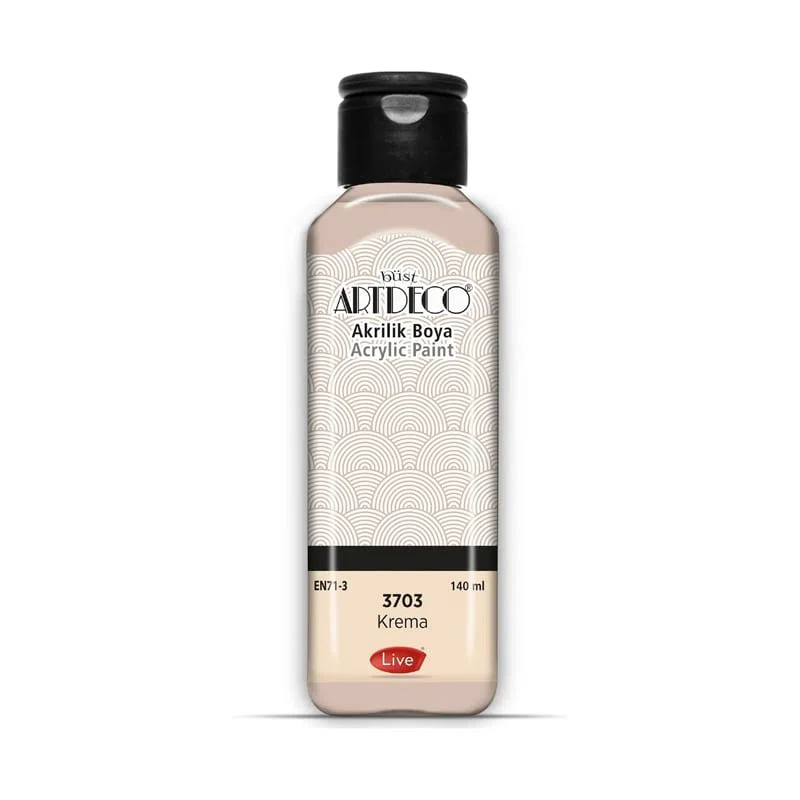 ARTDECO AKRİLİK BOYA 140 ML KREMA 070R-3703