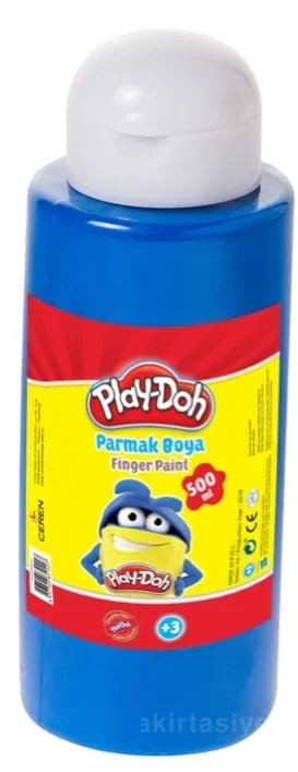 PLAY-DOH PARMAK BOYASI 500ML MAVİ PLAY-PR010