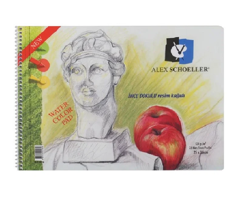 ALEX SCHOELLER 25x35 RESİM DEFTERİ 120 GR.15 YP (Best)