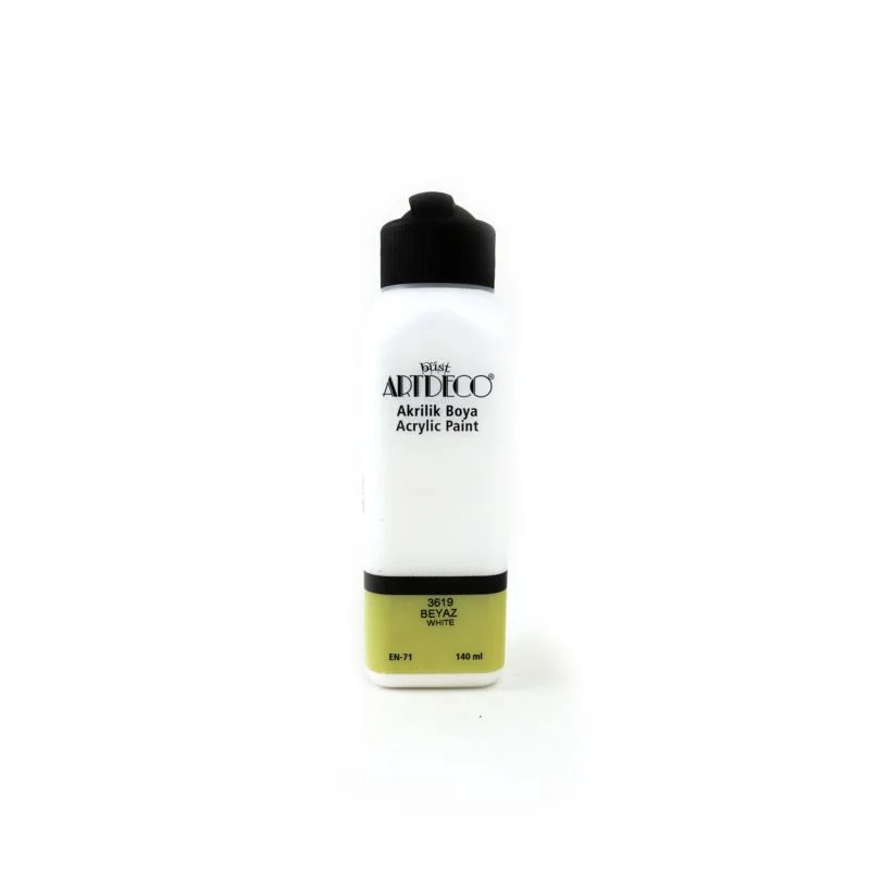 ARTDECO AKRİLİK BOYA 140 ML BEYAZ 070R-3619 (Best)