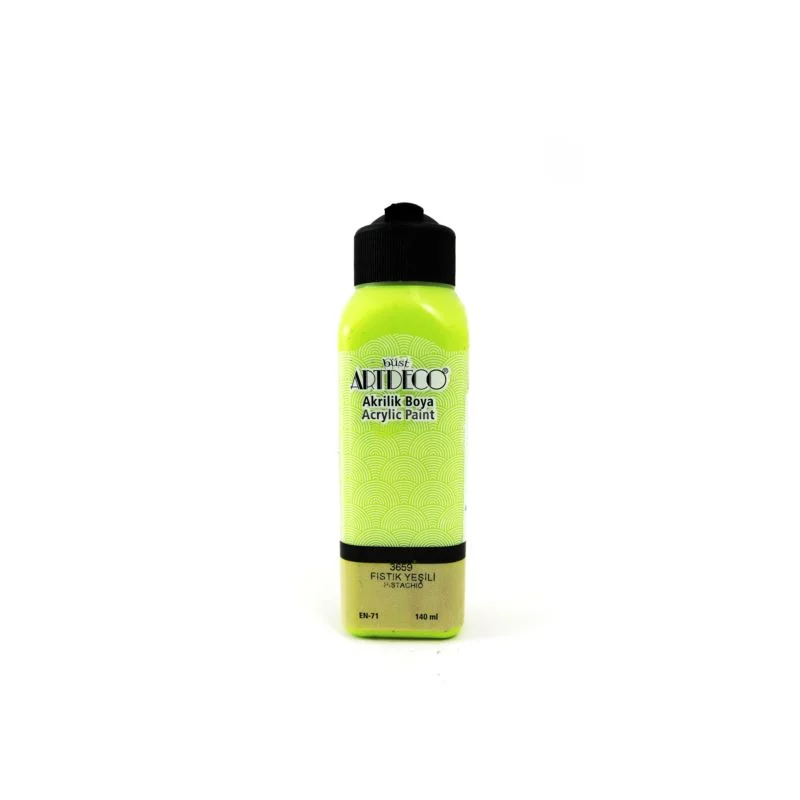 ARTDECO AKRİLİK BOYA 140 ML FISTIK YEŞİLİ 070R-3659 (Best)