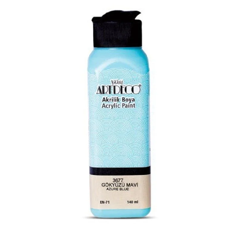 ARTDECO AKRİLİK BOYA 140 ML GÖK MAVİ 070R-3677 (Best)