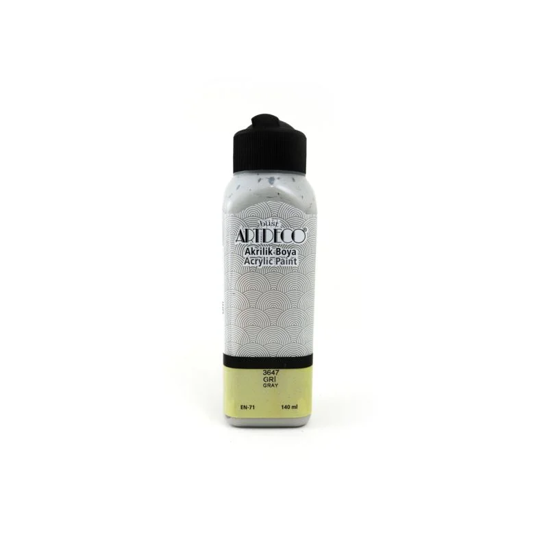 ARTDECO AKRİLİK BOYA 140 ML GRİ 070R-3647 (Best)