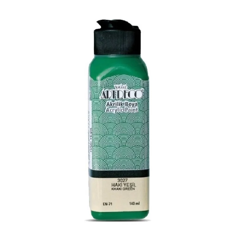 ARTDECO AKRİLİK BOYA 140 ML HAKİ YEŞİL 070R-3027 (Best)