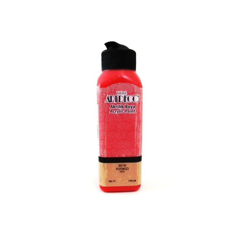 ARTDECO AKRİLİK BOYA 140 ML KIRMIZI 070R-3016 (Best)
