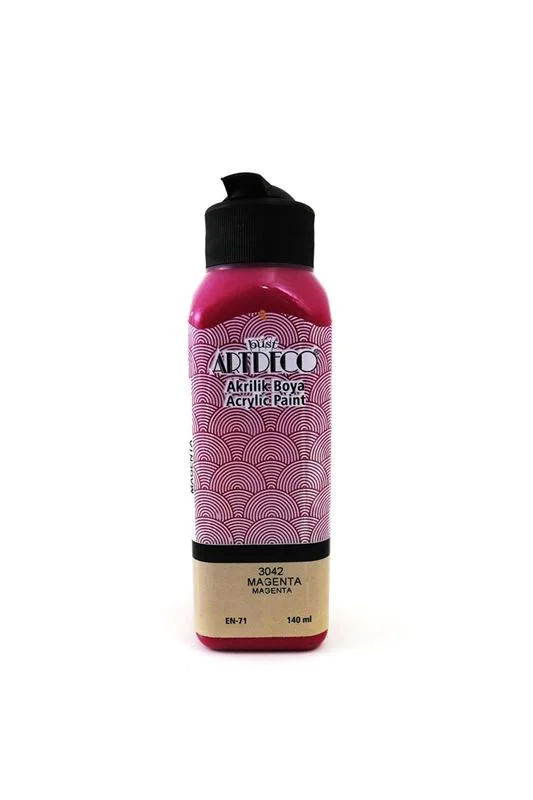 ARTDECO AKRİLİK BOYA 140 ML MAGENTA 070R-3042 (Best)