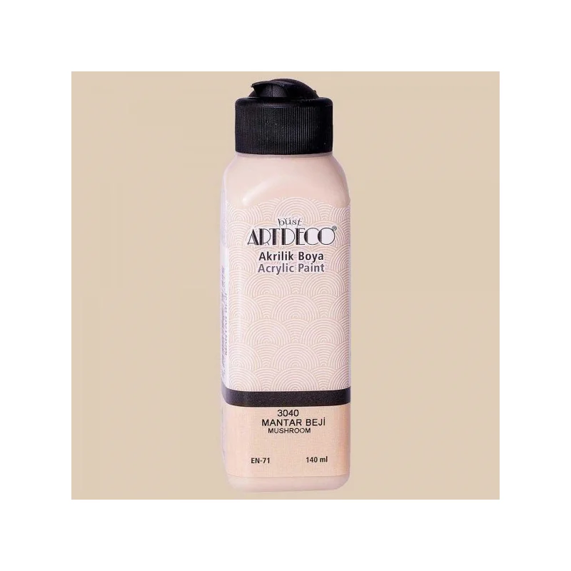 ARTDECO AKRİLİK BOYA 140 ML MANTAR BEJİ 070R-3040 (Best)
