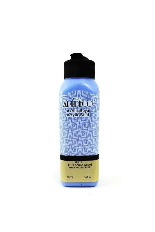 ARTDECO AKRİLİK BOYA 140 ML OR.MAVİ 070R-3061 (Best)