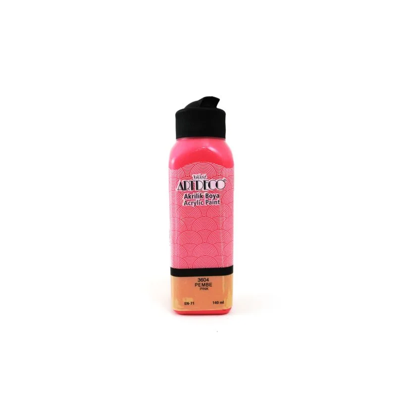 ARTDECO AKRİLİK BOYA 140 ML PEMBE 070R-3604 (Best)