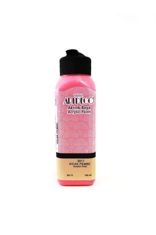 ARTDECO AKRİLİK BOYA 140 ML S.PEMBE 070R-3017 (Best)