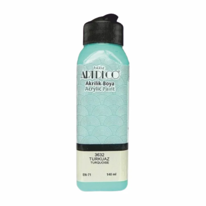 ARTDECO AKRİLİK BOYA 140 ML TURKUAZ 070R-3632 (Best)