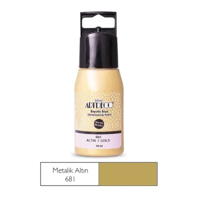 ARTDECO Y-040C-681 BOYUTLU BOYA 60 ml ALTIN