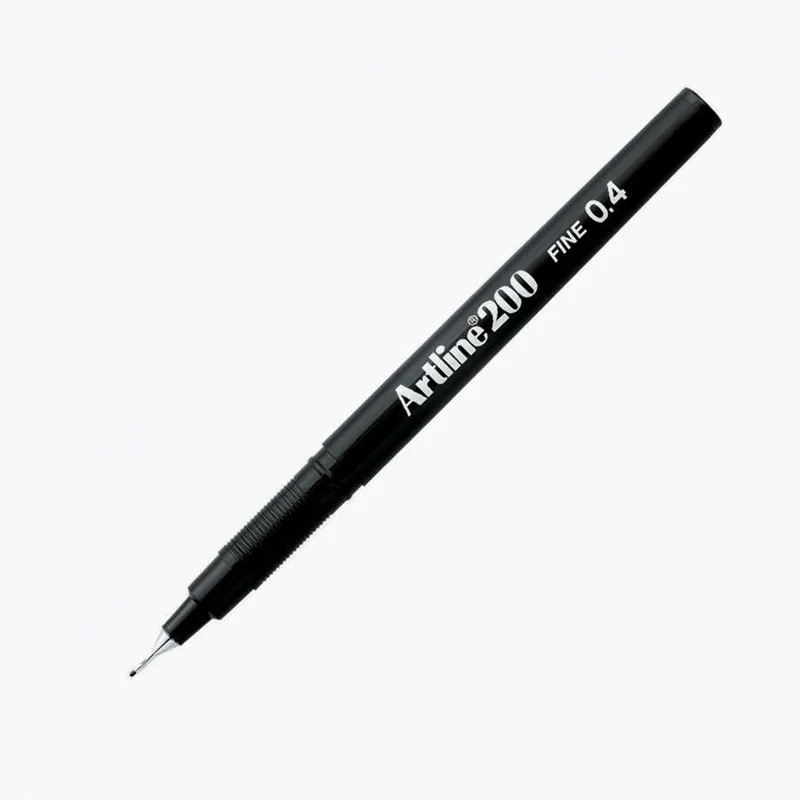 ARTLINE 200 SİYAH FINELINER KALEM 0.4mm EK-200N (Best)