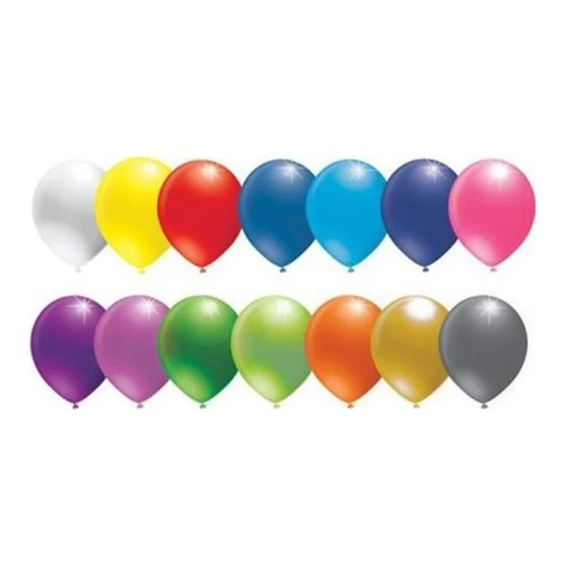 BALON METALİK 12 INCH TEK RENK 100 LÜ AS BALON (Best)