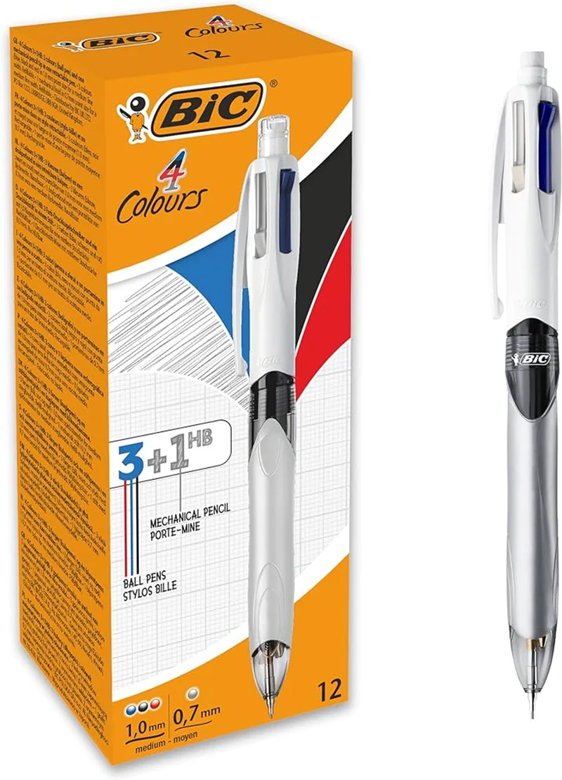 BİC 3 RENK FONKSİYONLU TÜKENMEZ+1 VERSATİL KALEM 942104 (Best)
