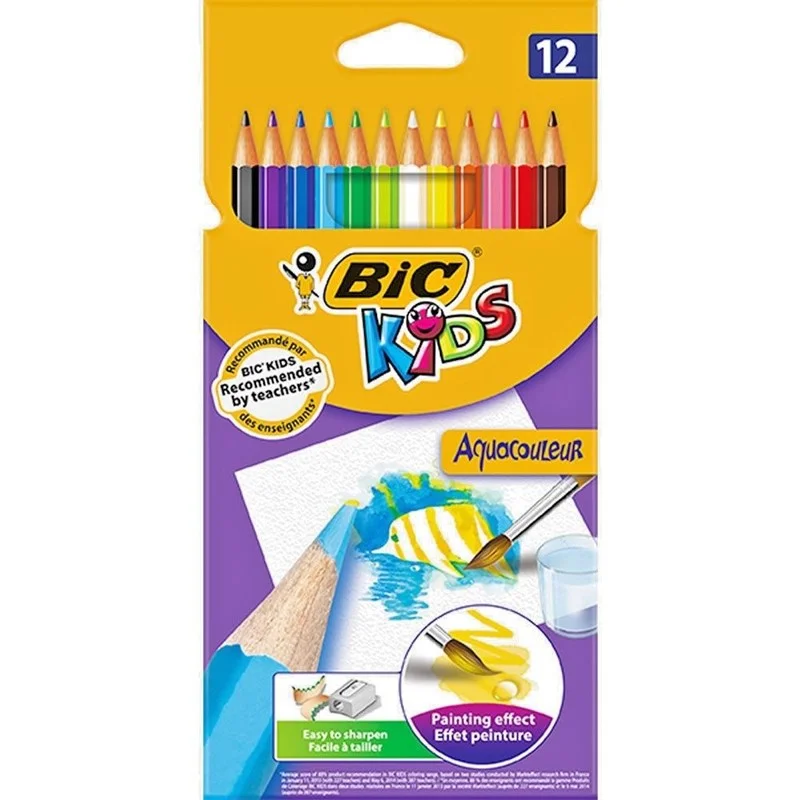 BİC AQUACOLEUR 12 RENK KURU / SULUBOYA 313188124 (Best)