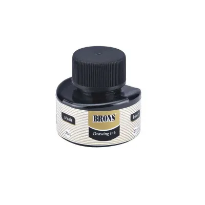 BRONS ÇİNİ MÜREKKEBİ SİYAH 20 CC BR-317