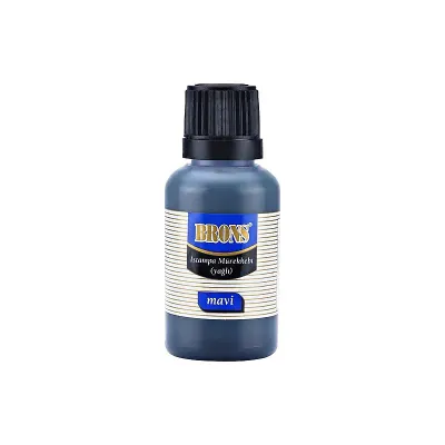 BRONS ISTAMPA MÜREKKEBİ MAVİ 30 cc BR-315 (Best)