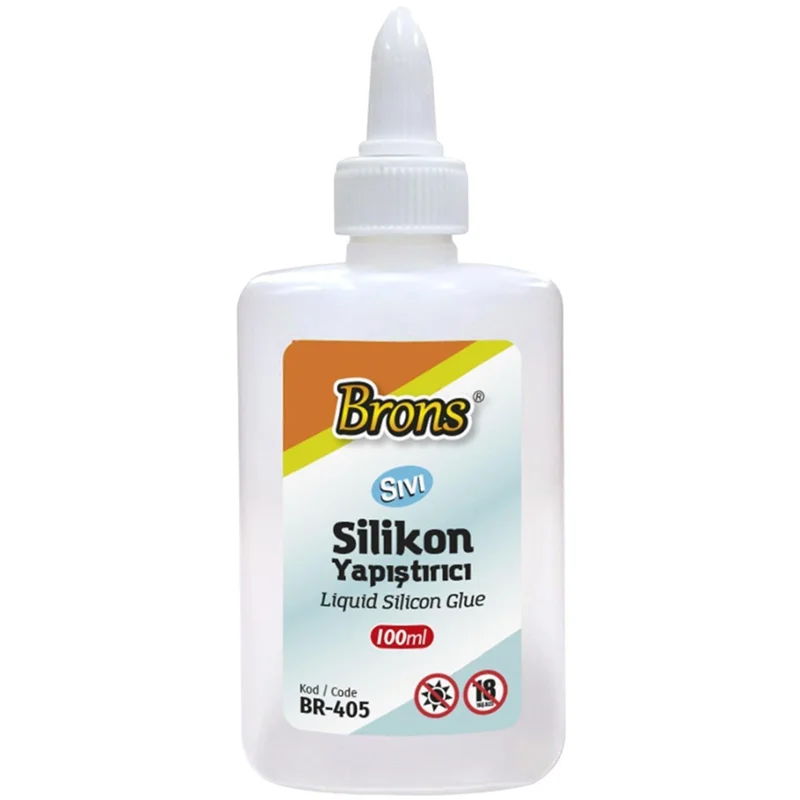 BRONS SIVI SİLİKON YAPIŞTIRICI 100 gr BR-405 (Best)