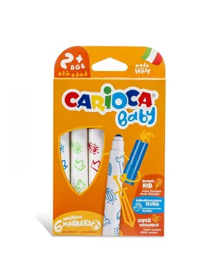 CARIOCA 6 RENK JUMBO 2+Y BEBEK KEÇELİ KALEM 42813 (Best)