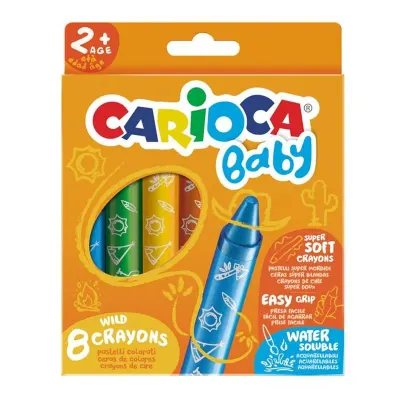 CARIOCA 8 RENK JUMBO BEBEK PASTEL BOYA 42892 (Best)