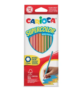 CARIOCA SUPERCOLOR KURU BOYA KALEMİ 12'Lİ 43391