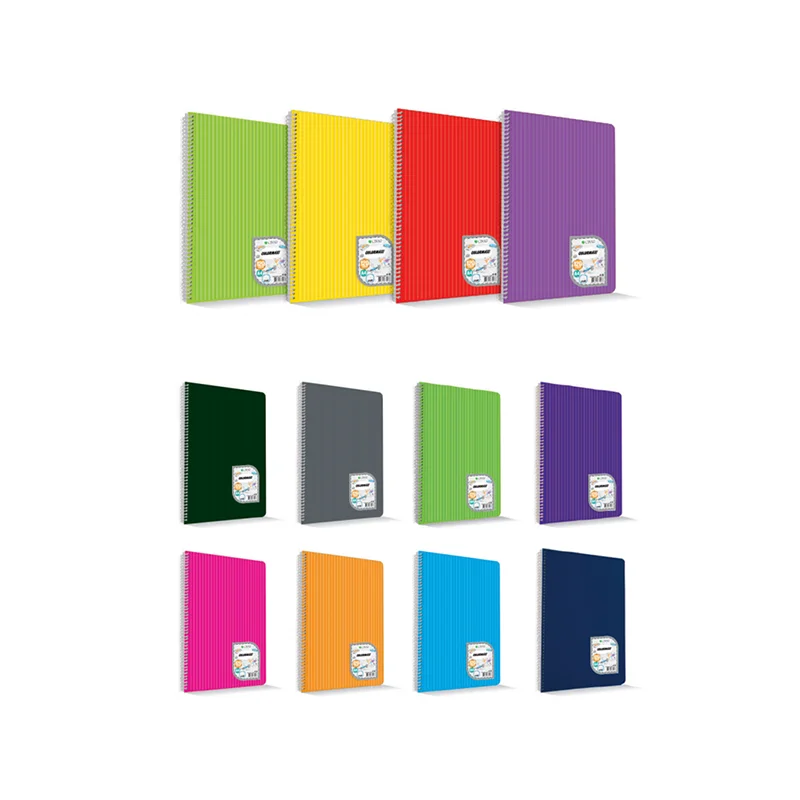 ÇINAR COLORMAXI A4 96 YP ÇİZGİLİ PP KAPAK SPİRALLİ DEFTER 73004 (Best)