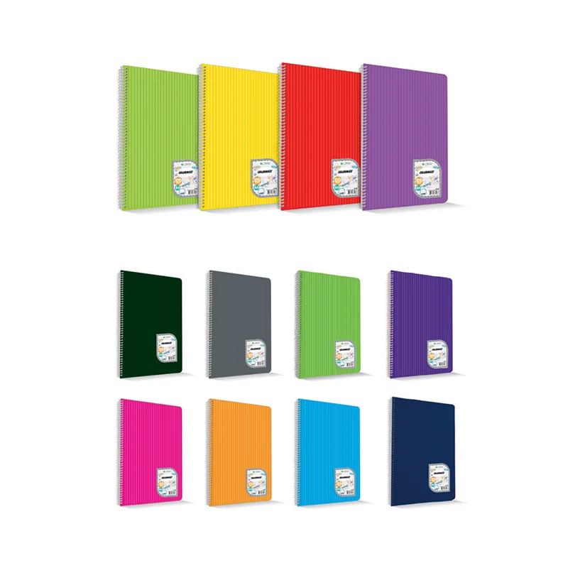 ÇINAR COLORMAXI A4 96 YP KARELİ PP KAPAK SPİRALLİ DEFTER 73005 (Best)