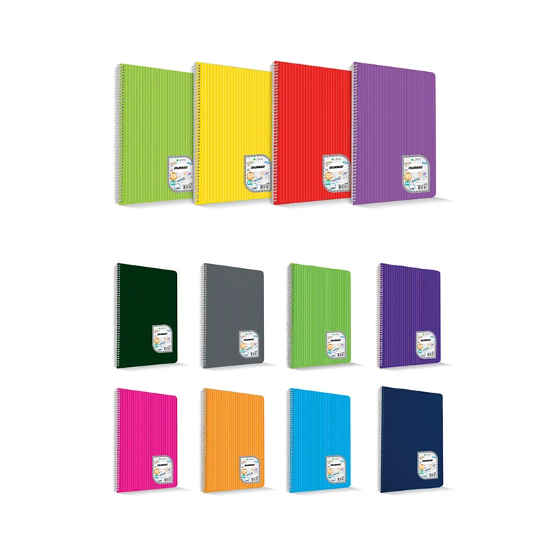 ÇINAR COLORMAXI A5 96 YP ÇİZGİLİ PP KAPAK SPİRALLİ DEFTER 73504 (Best)