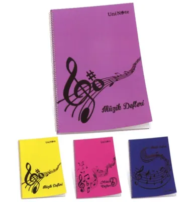 ÇINAR JAZZ MÜZİK DEFTERİ 30 YP SPİRALLİ PP KAPAK 38000 (Best)