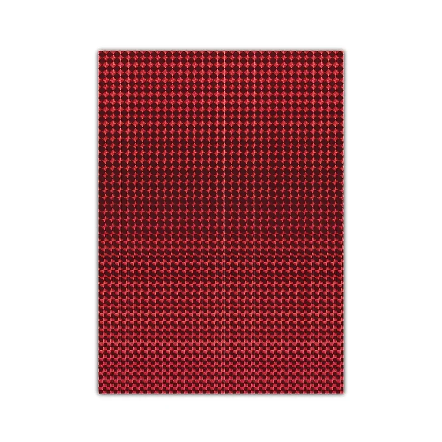 Bigpoint Metalik Renkli Karton 50x70cm Kırmızı 10'lu Poşet