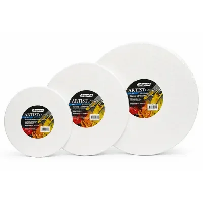 Bigpoint Artists' Yuvarlak Tuval 3'lü (20cm,30cm,40cm) - 380gram