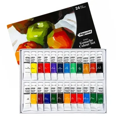 Bigpoint Guaj Boya Seti 12ml Tüp x 24 Renk