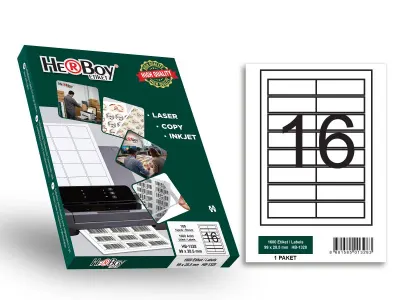 HB-1328 99 x 28.5 mm LASER ETİKET 100 AD.