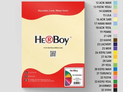HERBOY FON KARTONU A4 NO:11 KREM 100 AD.