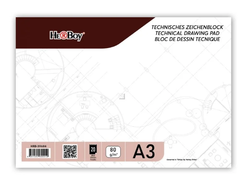 HERBOY TEKNİK A3 20 YP YAN BLOK 80g