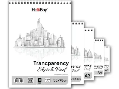HERBOY ESKİZ SPİRALLİ BLOK 50/55g A3 30'LU (Best)