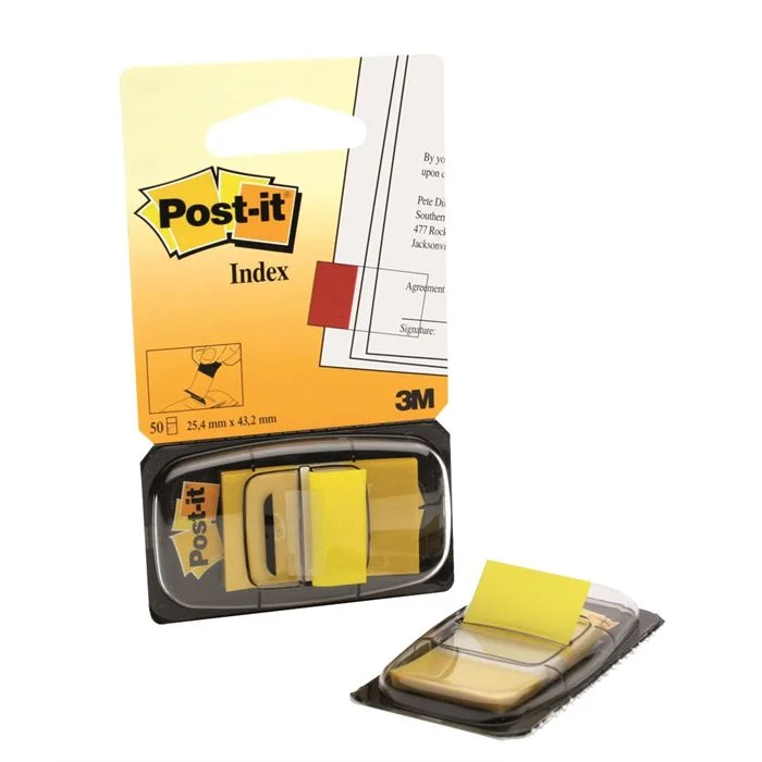 3M 680-5 Index Postit Sarı 50 Yp.