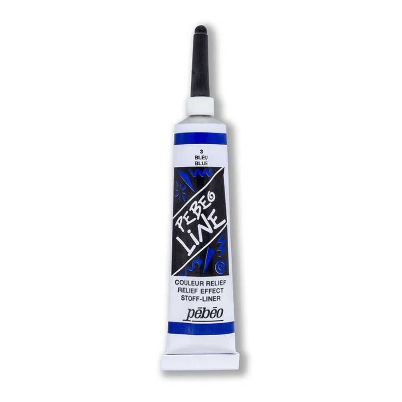Pebeo 198/03 Bleu Lıne Kumaş Boyası 20 Ml Tüp