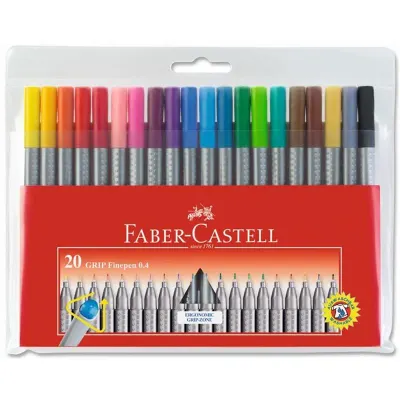 Faber Grıp Finepen 0,4Mm 20 Li Paket 151620