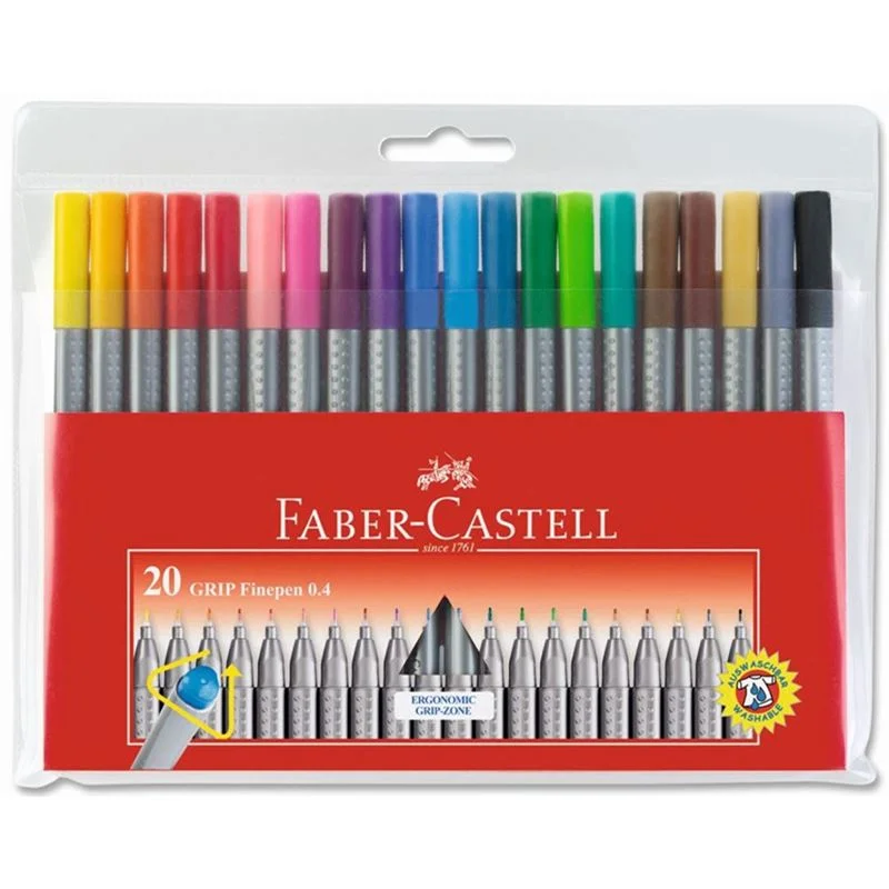 Faber Grıp Finepen 0,4Mm 20 Li Paket 151620