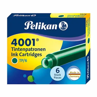 Pelikan Dolma Kalem Tüpü 6 Lı Koyu Yeşil 4001-3012