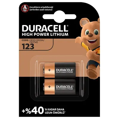 Duracell 123 Lityum Pil 2 Li Ul123