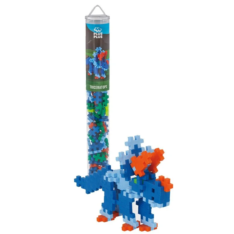Plus-Plus Trıceratops 100 Parça Puzzle Tüp Pp-4094