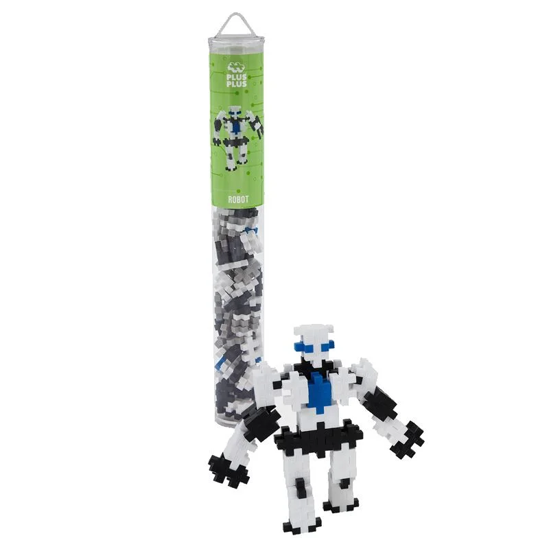 Plus-Plus Robot / 100 Pcs Tube Pp-4105