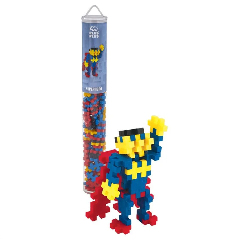 Plus-Plus Superhero / 100 Pcs Tube Pp-4106