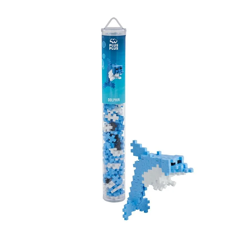 Plus-Plus Dolphın  / 100 Pcs Tube Pp-4113