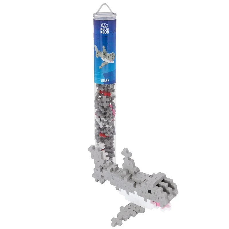 Plus-Plus Shark  / 100 Pcs Tube Pp-4240